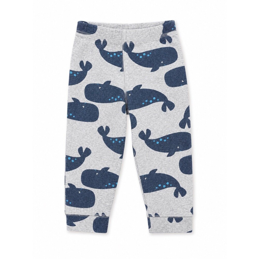 Carter’s Whale Print Toddler Pants | Size 24M | Gray & Navy Nautical Theme